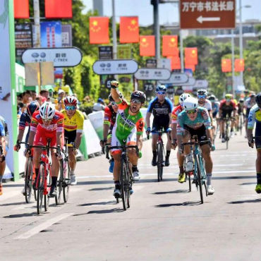 Andrea Guardini se impuso en cuarta etapa de Tour de Hainan (Foto Tour de Hainan)