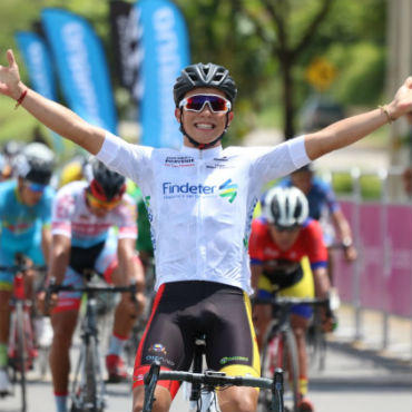 David Nicolás Gómez se impuso en segunda etapa de Vuelta del Porvenir (Fotos FCC)