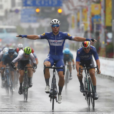 Fabio Jakobsen cerró con doblete en el Tour de Guangxi de la China (Foto Quick-Step)