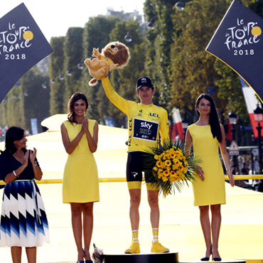 Geraint Thomas el actual campeón del Tour de Francia