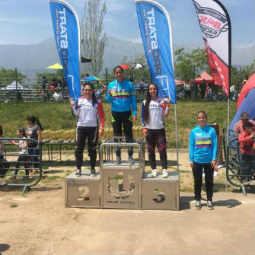 La vallecaucana Laura Ordoñez se impuso en Junior Damas en Chile (Foto BMX)