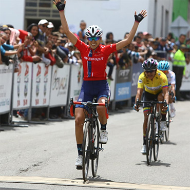 Marcela Prieto se llevó la victoria en la etapa reina de la Vuelta a Colombia Femenina 2018