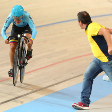 Martha Bayona alcanzó los octavos de final en prueba de la velocidad individual en Copa Mundo de Pista en Francia