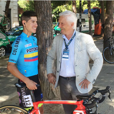 Miguel Flórez en el 2019 un a de las nuevas caras del Androni Sidermec de Gianni Savio