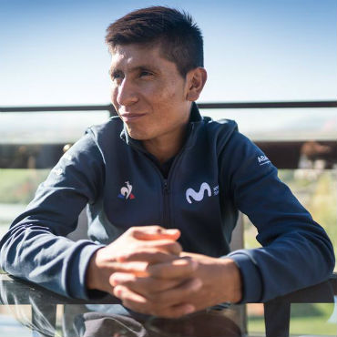 Nairo Quintana se mantiene con el reto de ganar el Tour de Francia (Foto Movistar)