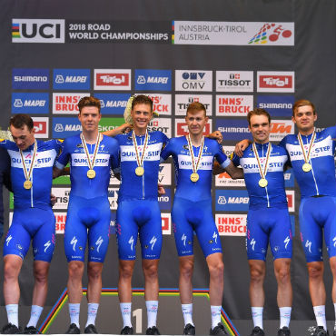 Quick-Step Floors campeón del UCI World Tour por equipos 2018