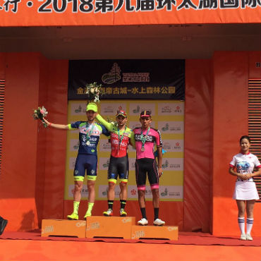 Sebastián Molano, tercero en tercera etapa de Tour de Taihu Lake de la China