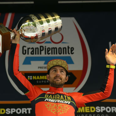 Sonny Colbrelli vencedor este jueves de la Gran Piemonte de Italia