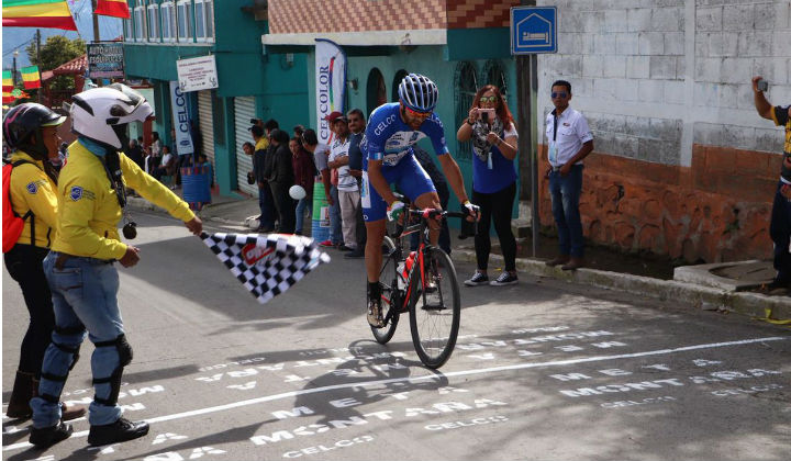 Colombiano Yeison Rincón segundo en cronoescalada en Vuelta a Guatemala (Foto Vuelta a Guatemala)