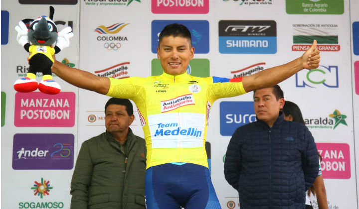 El ecuatoriano Jonathan Caicedo, el Campeón de la Vuelta a Colombia, favorito a ganar la Vuelta a su país