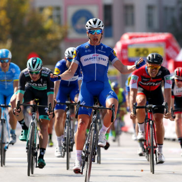 Maximiliano Richeze ganador de etapa y primer líder de Tour de Turquía (Foto Quick.-Step)