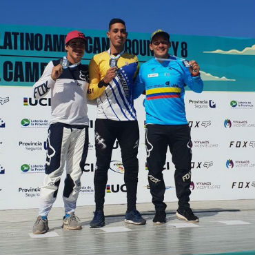 Carlos Mario Oquendo, medalla de bronce en séptima válida de Copa Latinoamricana de BMX