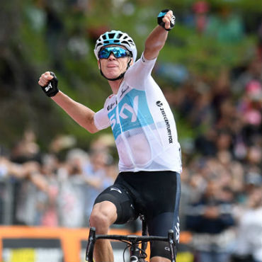 Chris Froome estará rodando por primera vez en Colombia y lo hará este domingo en Giro de Rigo