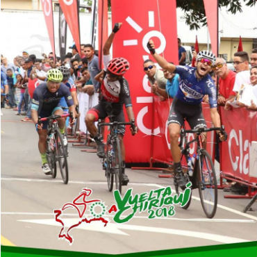 El costarricense Daniel Bonilla fue el vencedor de tercera etapa de Vuelta a Chiriquí (Foto V-Chiriquí)