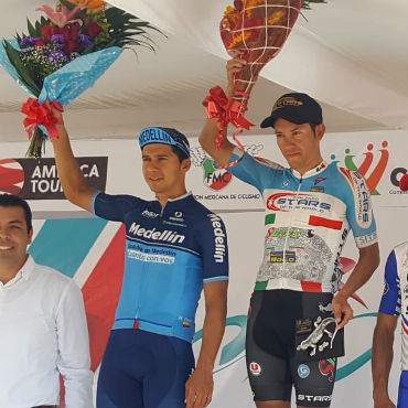 Robigzon Oyola, asegundo en etapa ganada por el mexicano Orlando Trinidad Garibay.