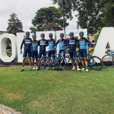 Team Medellin en uno de sus últimos retos del año y será en la Vuelta a Michoacán (Foto Team Medellin)