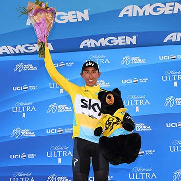 Egan Bernal es el actual campeón del Tour de California que este miércoles presentó su recorrido 2019