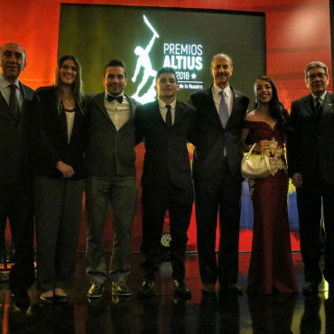 El ciclismo colombiano presente en la gala del Comité Olímpico a los mejores del año (Foto FCC)