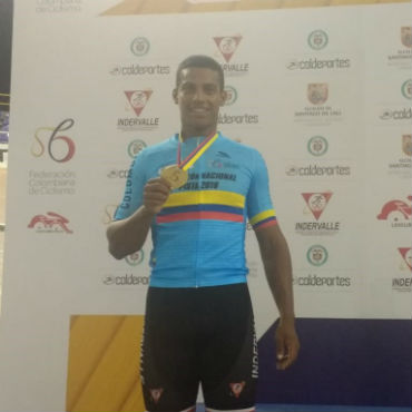 Kevin Quintero integrante del equipo colombiano para Copa Mundo de pista en Londres