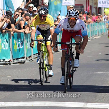 El nariñense Oscar Quiroz fue segundo en la apertura de la Vuelta a Costa Rica 2018