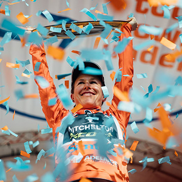 Amanda Spratt obtuvo su tercer título consecutivo en el Tour Down Under Femenino