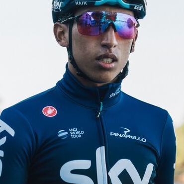 Egan Bernal (SKY) será el jefe de filas de su equipo en el Giro de Italia 2019.