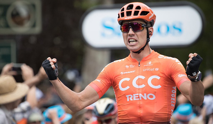 Patrick Bevin consigue su primera victoria en el Tour Down Under