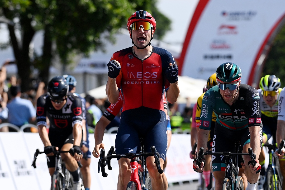 Elia Viviani gana la primera etapa del Tour de Guangxi; Juan Sebastián